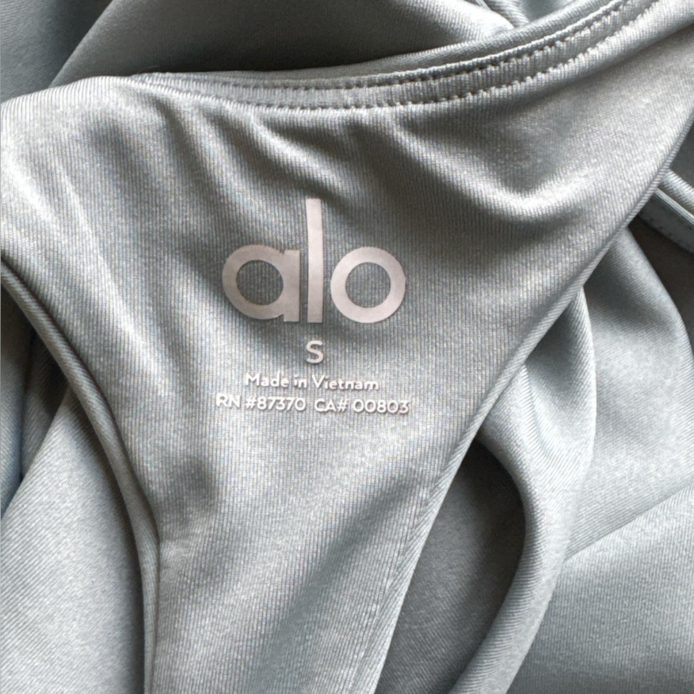 ALO Yoga Mint Green Racerback Mini Dress - Picture 6 of 6